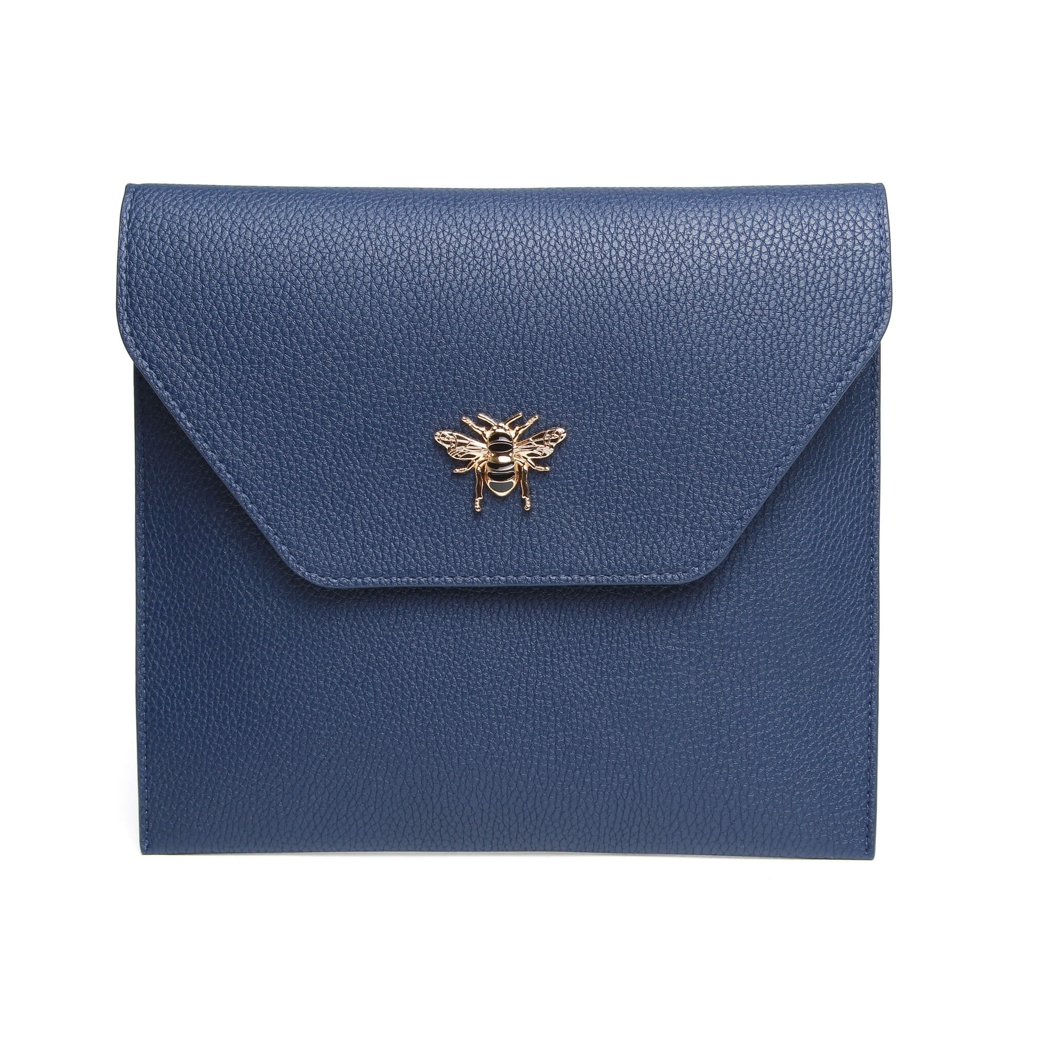 Travel Mirror & Case In Navy - 7x Magnification