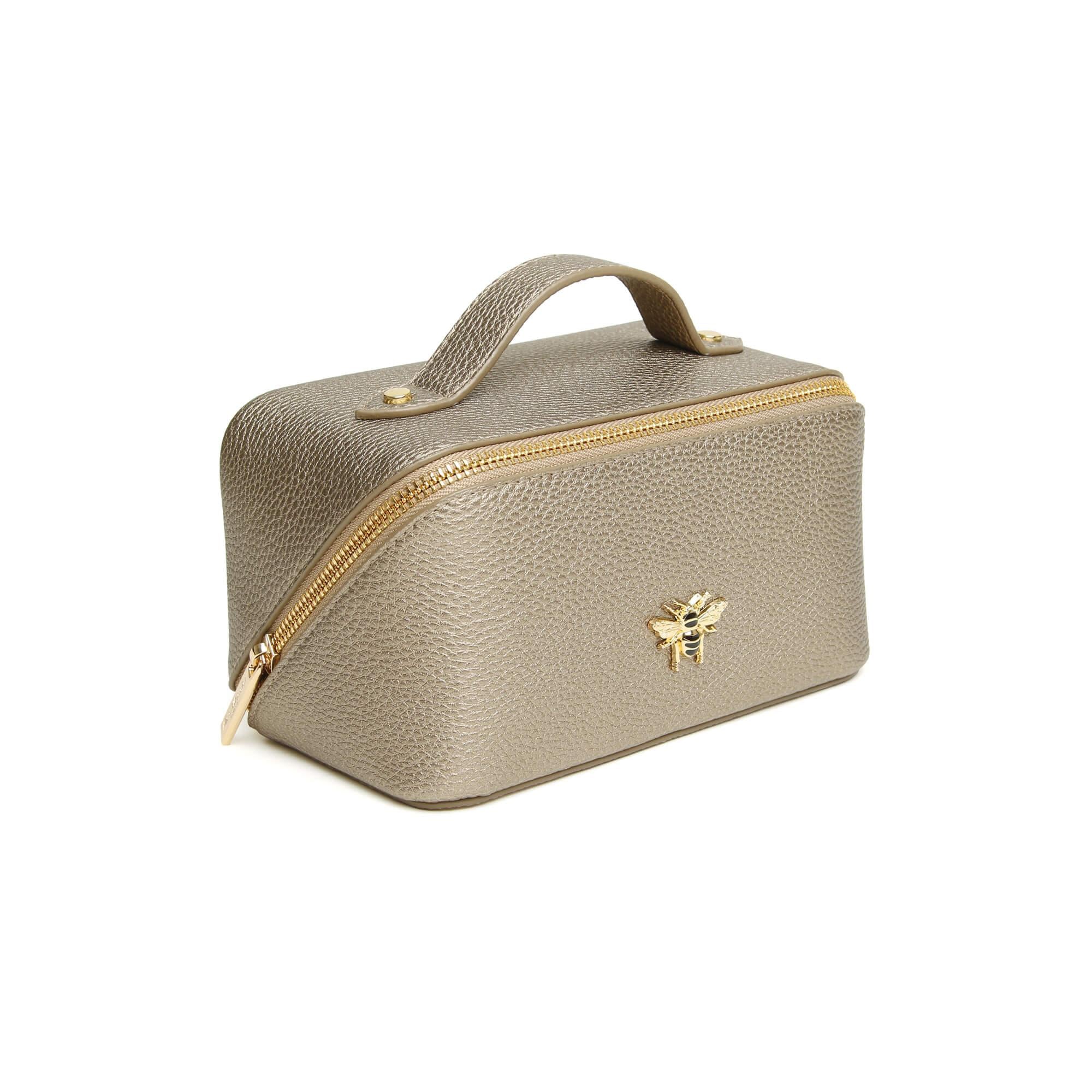 Mini Train Case In Bronze
