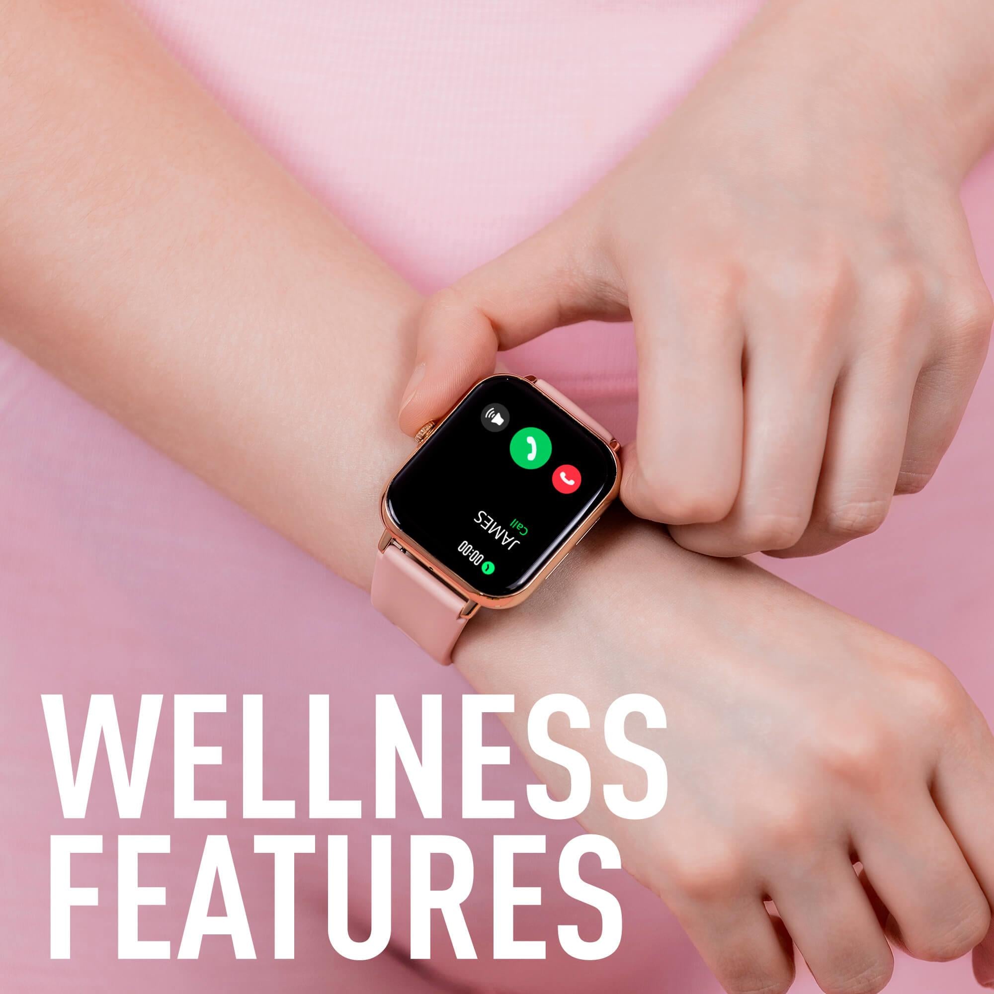 Series 23 Pink Strap Smart Watch & True Wireless Sound Earbud Set