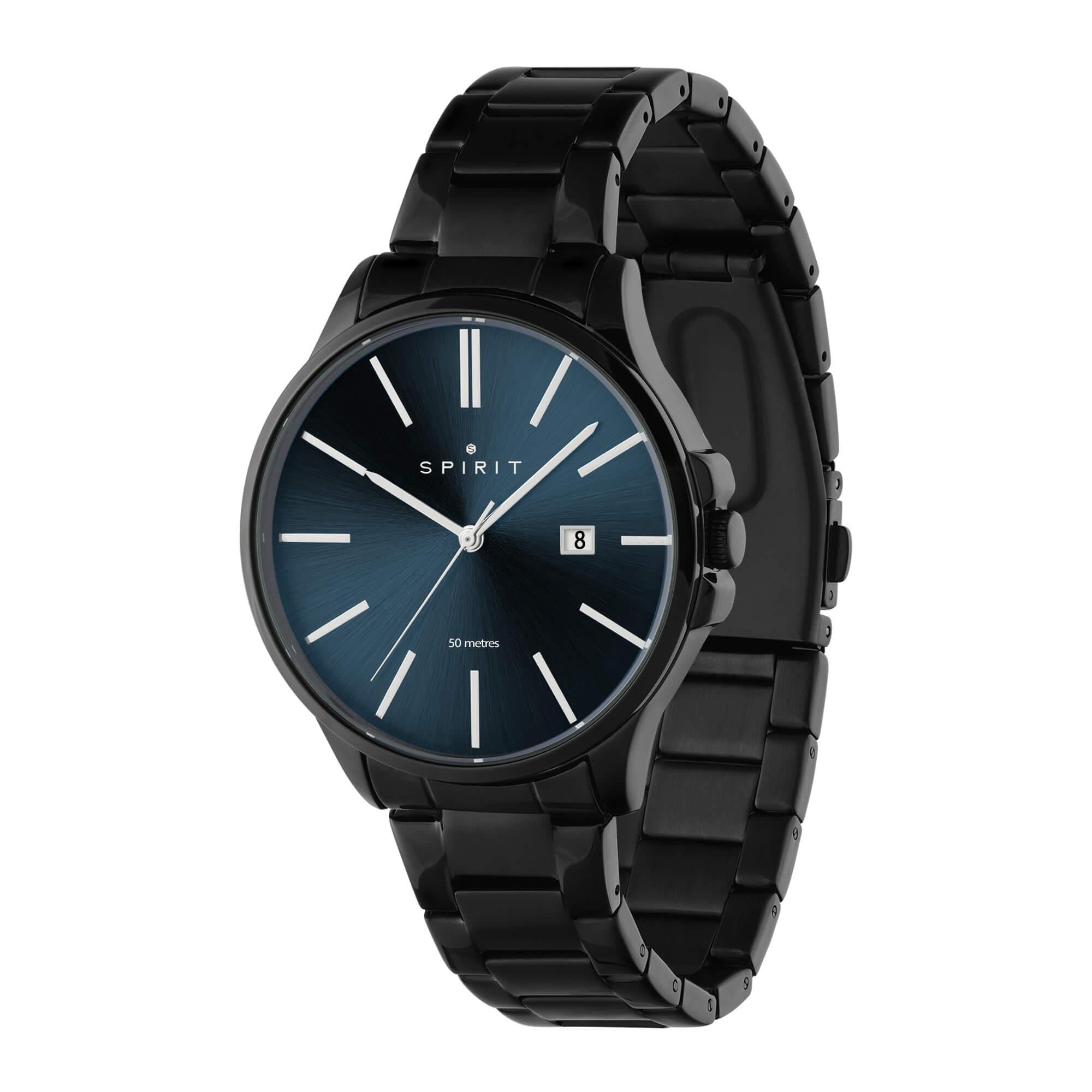 Gents Classic Polished Black Bracelet Watch