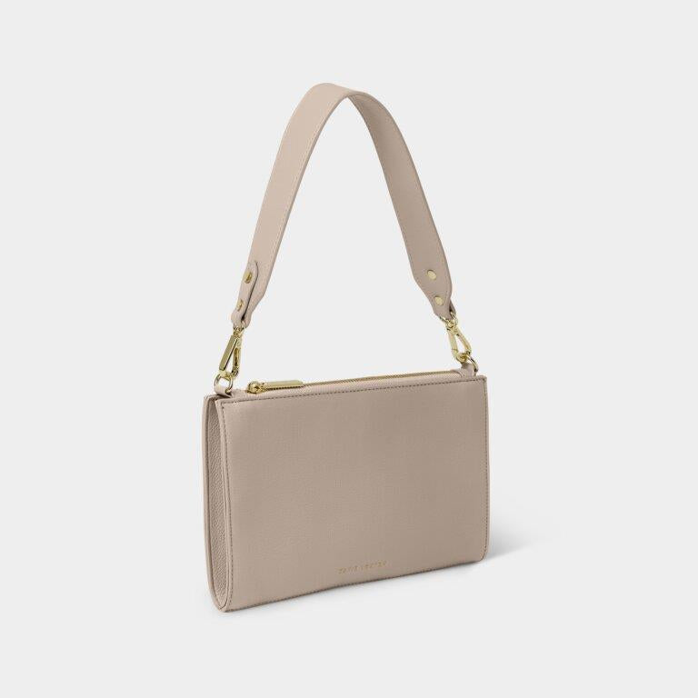 Reya Small Shoulder Bag - Light Taupe