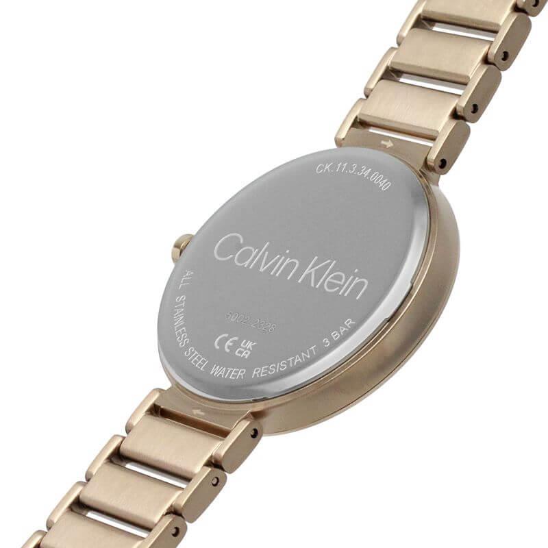 Minimalistic T-Bar 36mm White Dial Rose Gold Ladies Watch