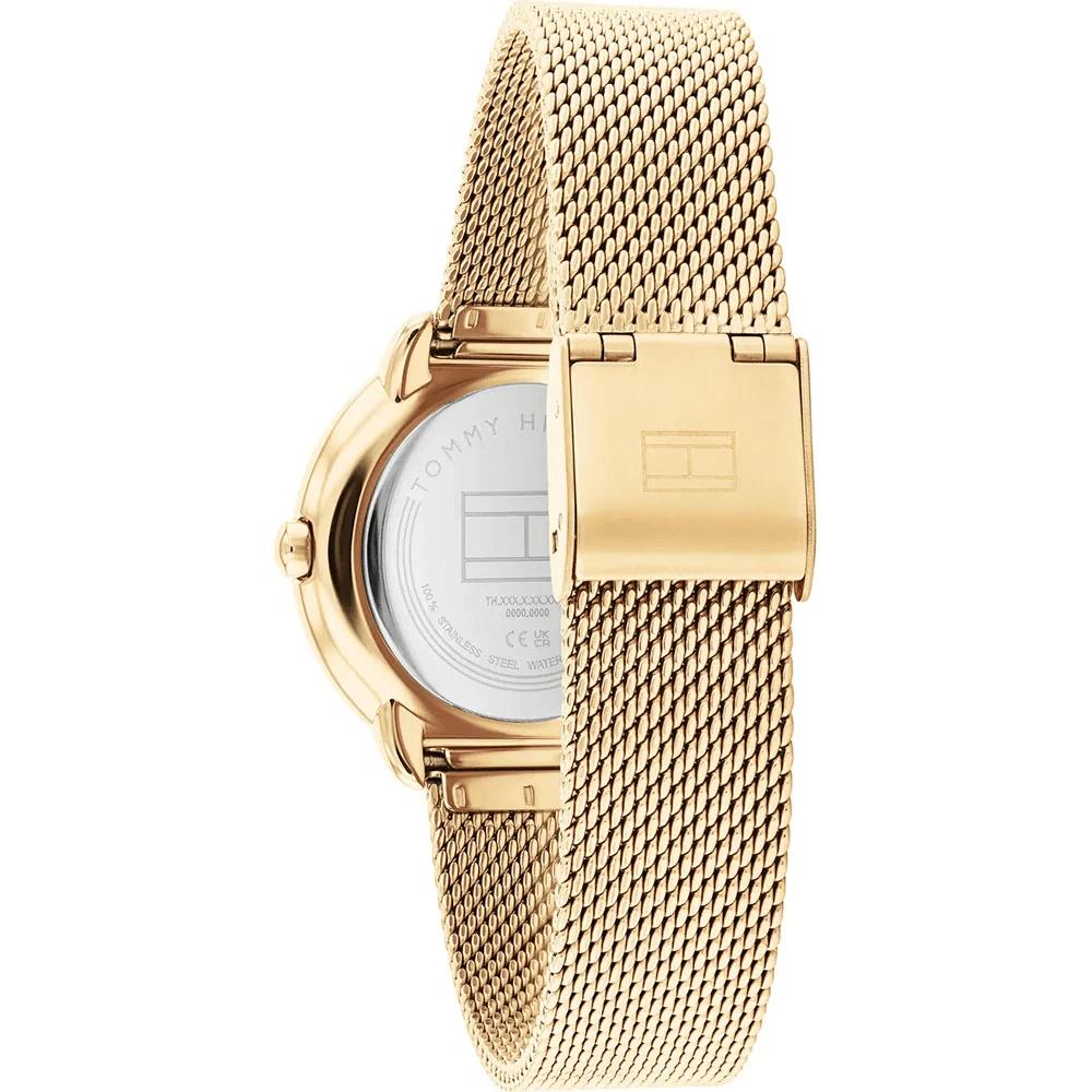 Demi Gold Dial & Gold Plated Mesh Bracelet Strap Ladies Watch