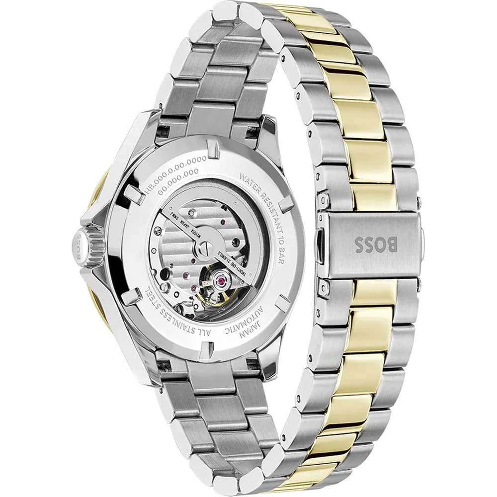 Troper Automatic Blue Dial With TwoTone Bracelet Strap Gents Watch