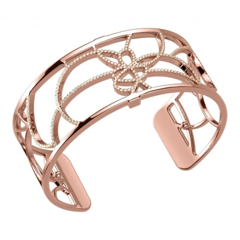 Rose Gold Plated Petals Patteren 25MM Cuff