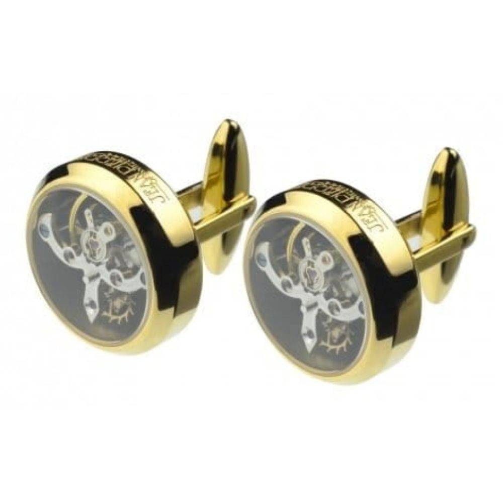 Jean Pierre Of Switzerland Gents Gold Plated Stainless Steel