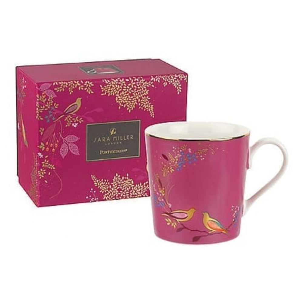 The Chelsea Collection Pink Birds Mug
