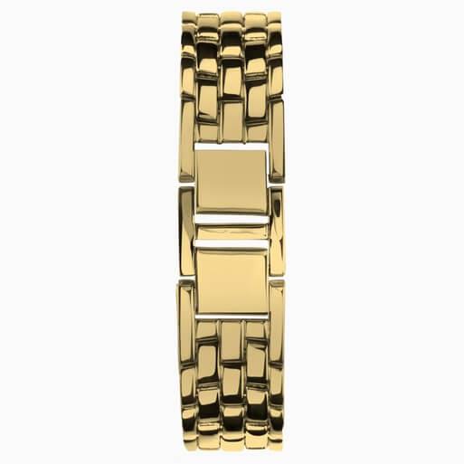 Charlotte Black Dial With Gold Plated Case & Bracelet Strap Ladies Watch