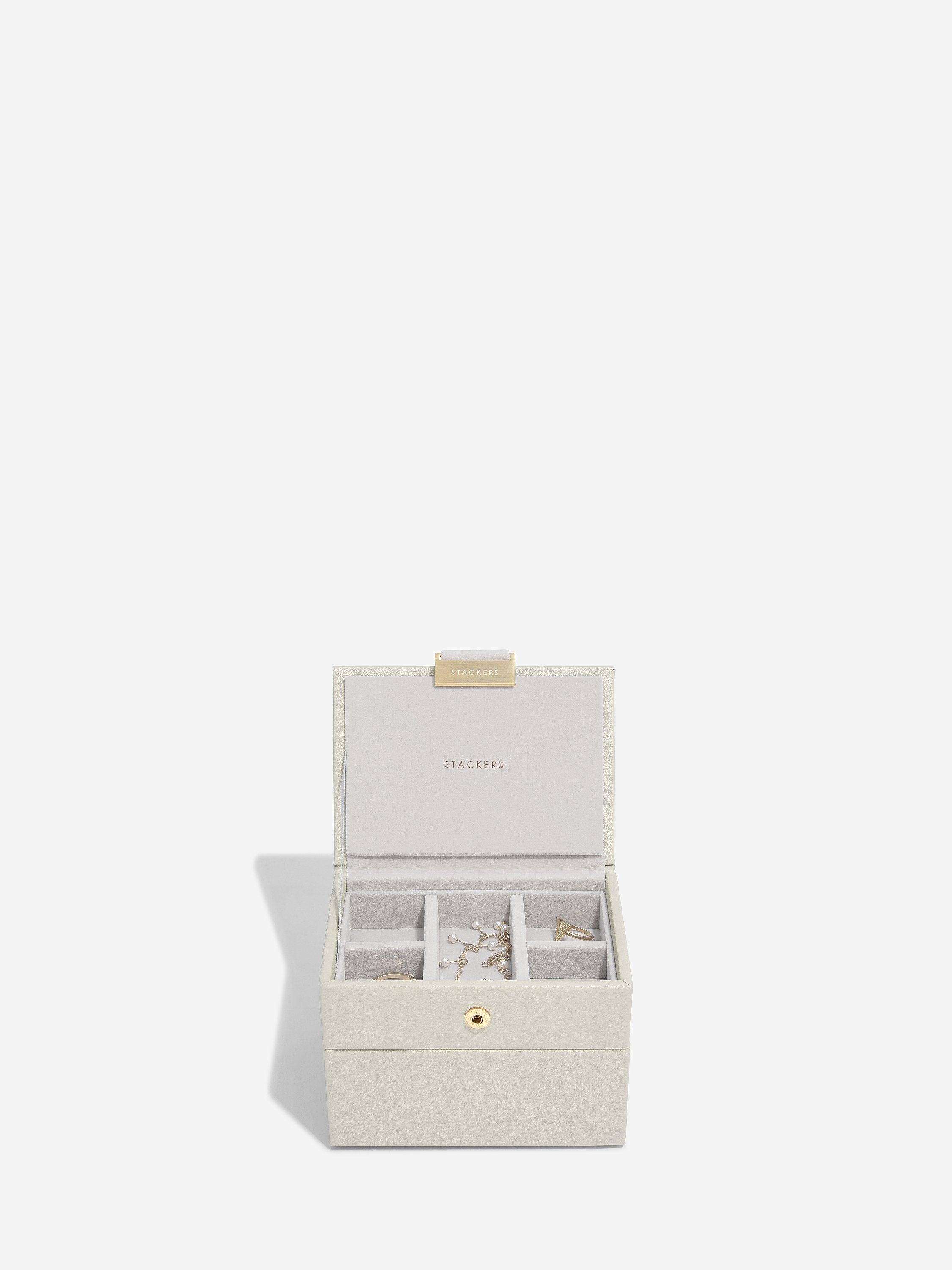 Oatmeal Set of 2 Micro Stackers