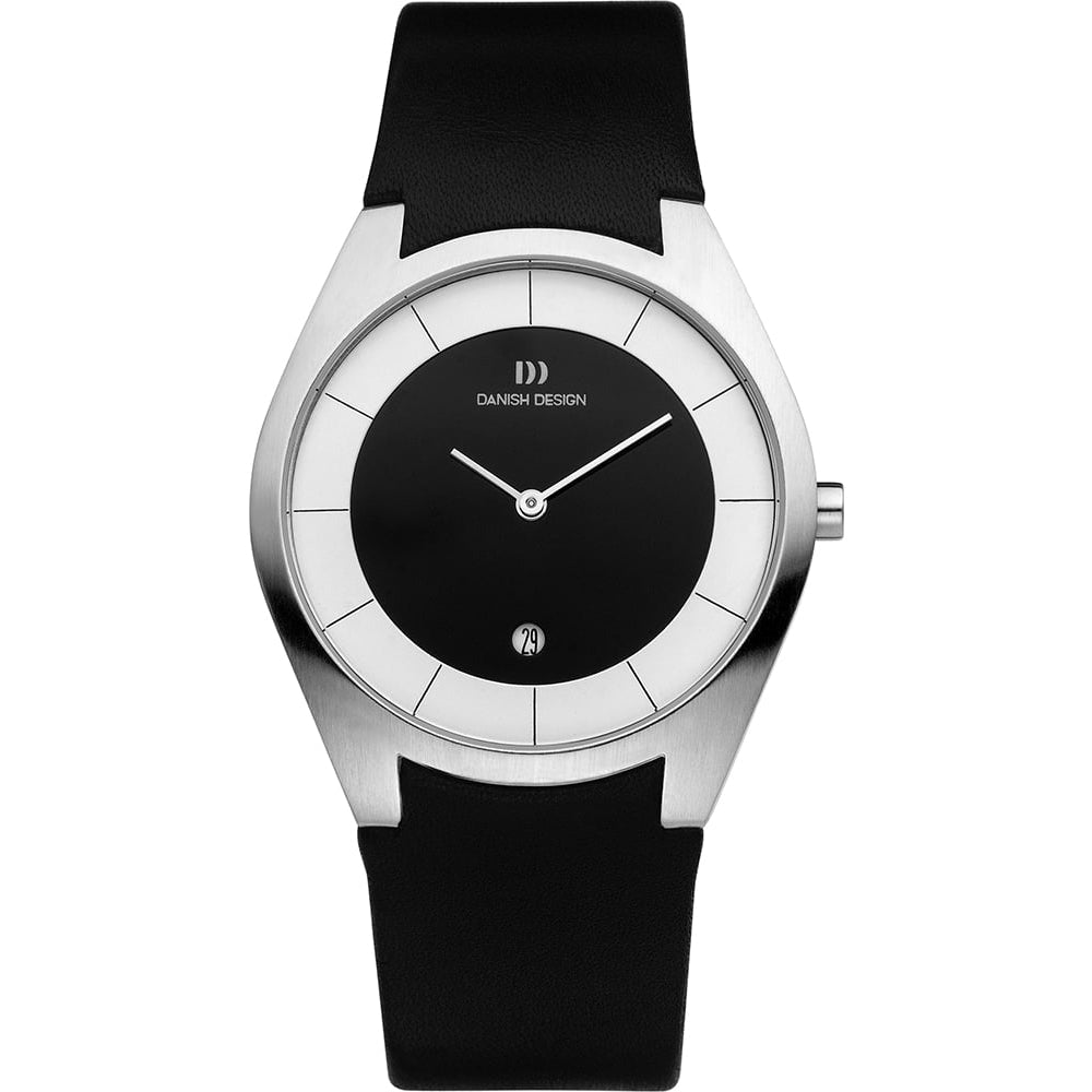 Quartz Analogue Watch With Leather Strap
