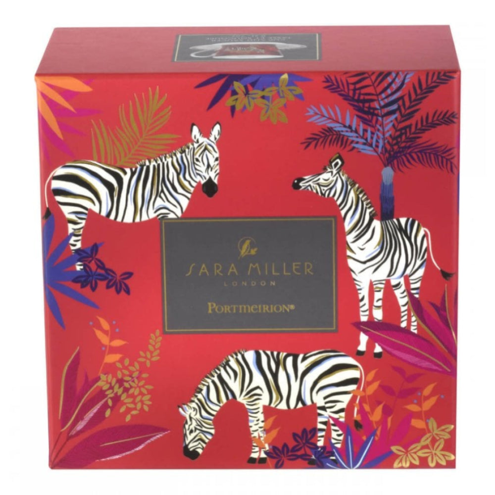 Tahiti Tea Cup & Saucer - Zebra