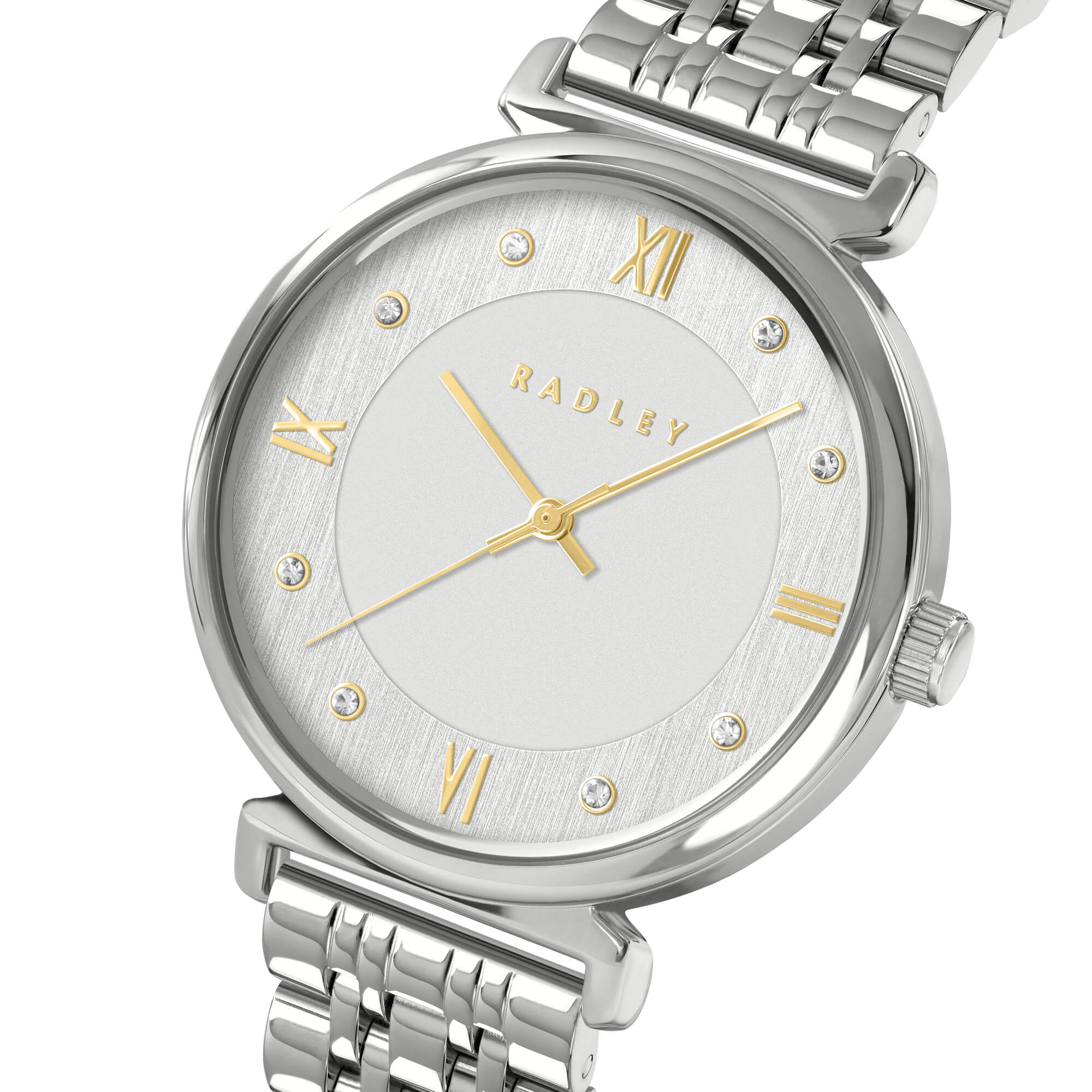 Silver 35mm T-bar Bracelet Watch