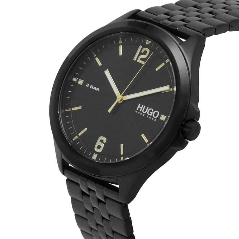 SUIT Black Dial & Bracelet Strap Gents Watch