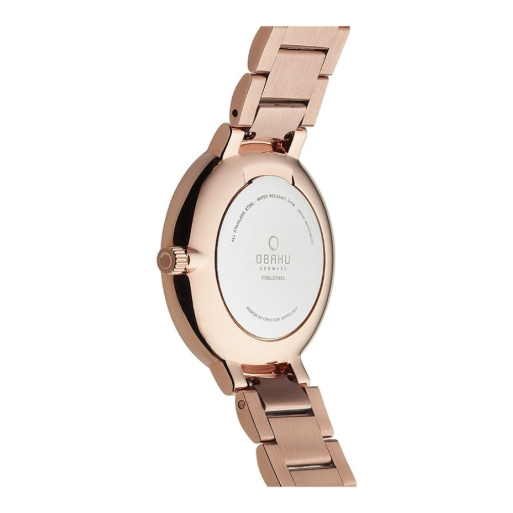 GLAD - NUT Rose Gold Plated Stainless Steel Watch