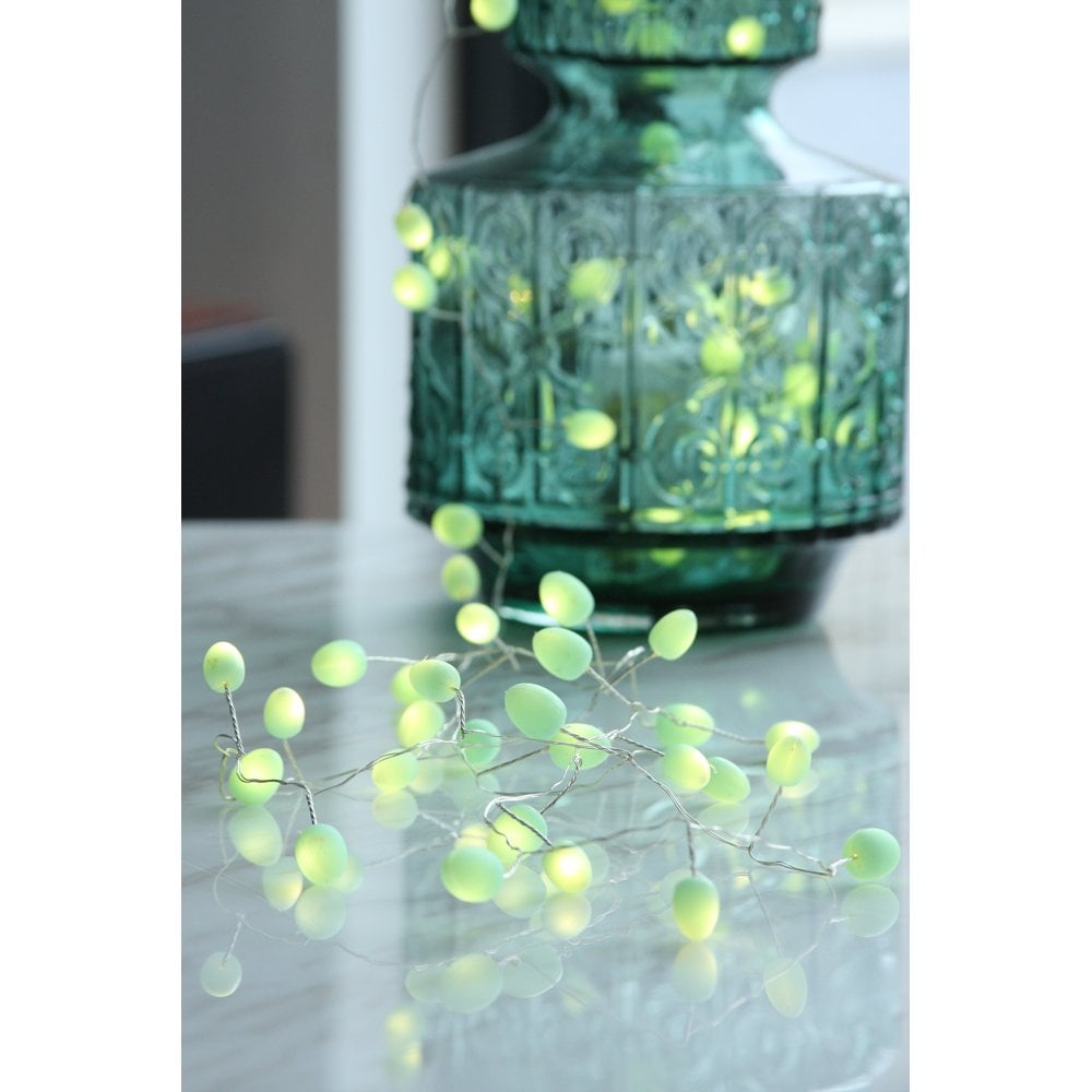 Teardrop Mint -Battery LED Light Chain