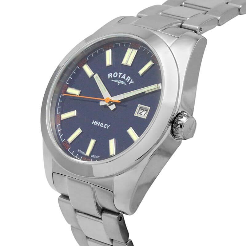 Henley Quartz Sapphire Blue Dial Gents Watch