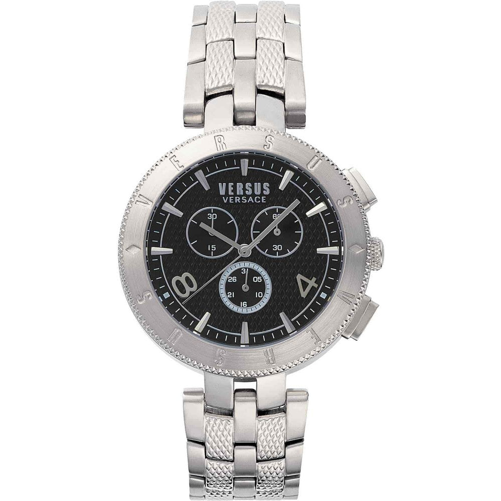【VERSUS】クロノグラフ【VERSACE】 Versus By Versace Runyon Chronograph Quartz Black Dial Men's