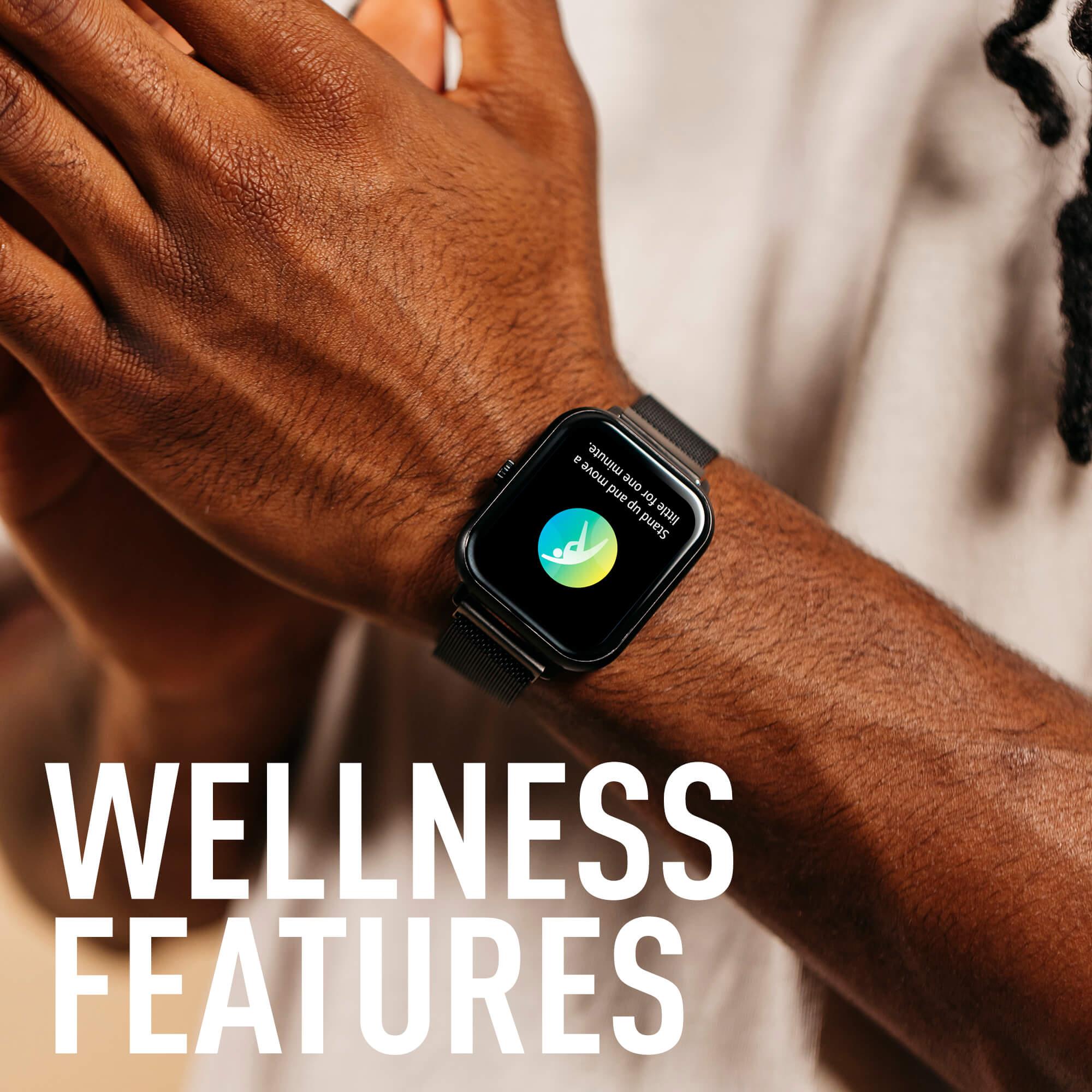 Series 23 Black Mesh Smart Calling Watch