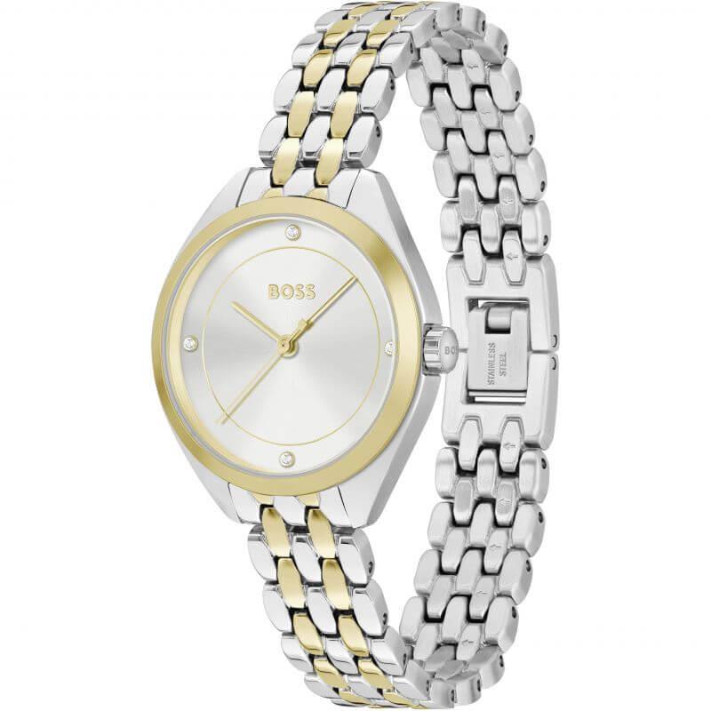 Mae Two Tone Link Bracelet Ladies Watch