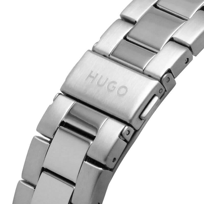 EXPOSE Black Dial Steel Bracelet Strap Gents Watch