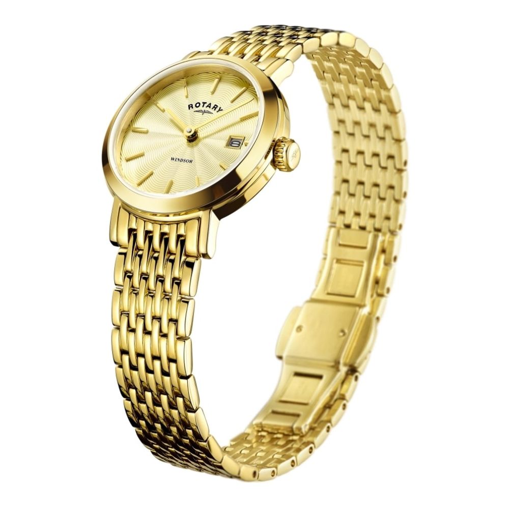Womens Gold Windsor Bracelet Watch