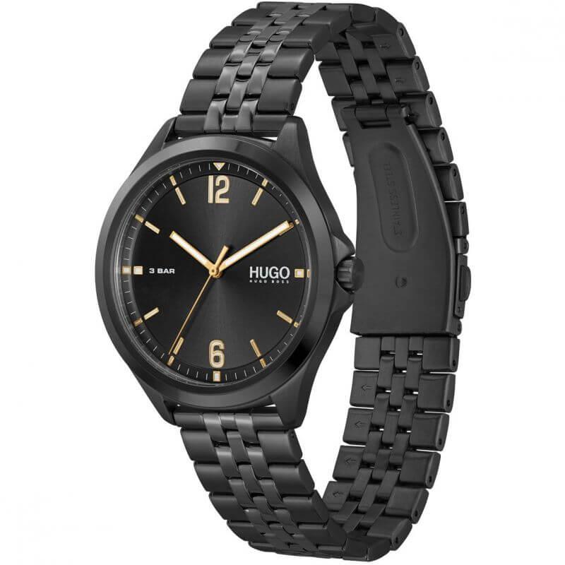 SUIT Black Dial & Bracelet Strap Gents Watch