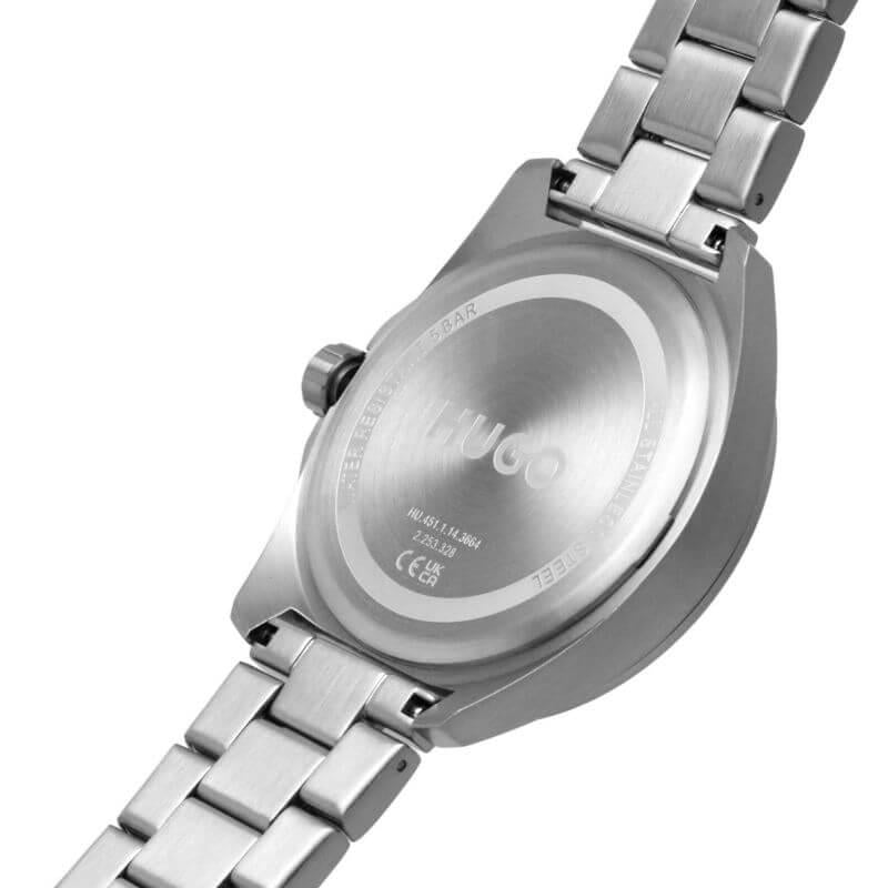 EXPOSE Black Dial Steel Bracelet Strap Gents Watch
