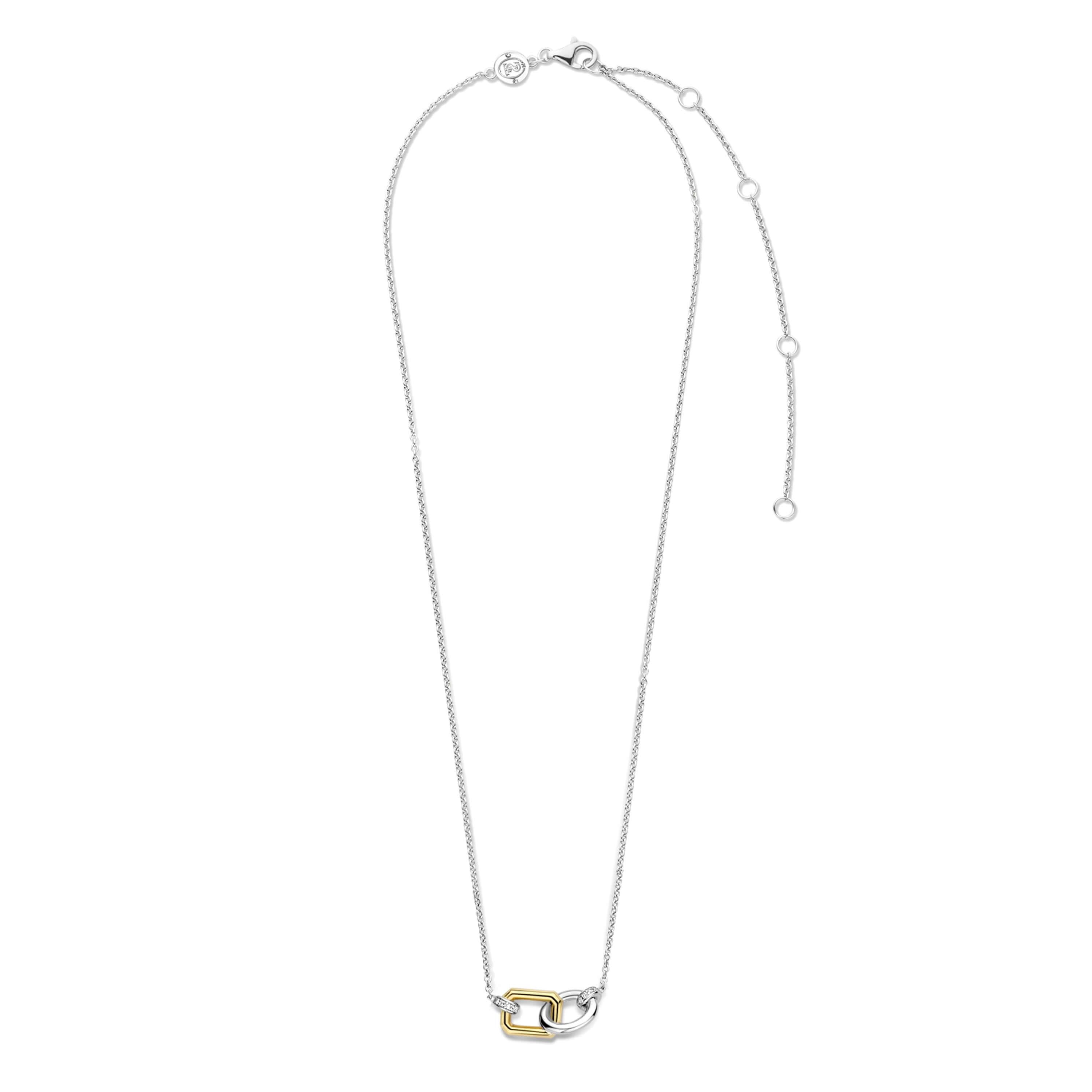 Statement Gold & Silver Chain Necklace