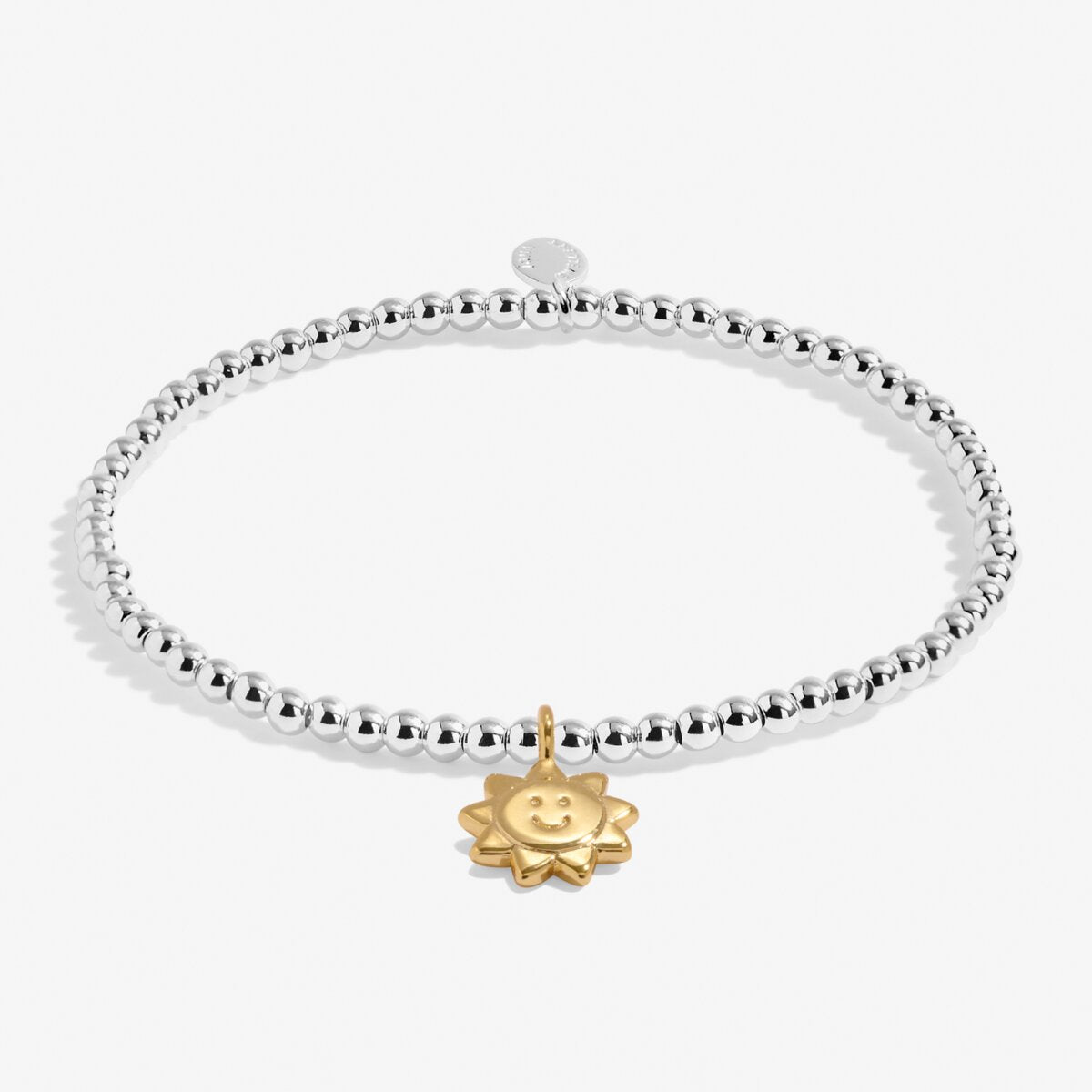 Kid's A Little 'You Are My Sunshine' Silver & Gold Plated Bracelet