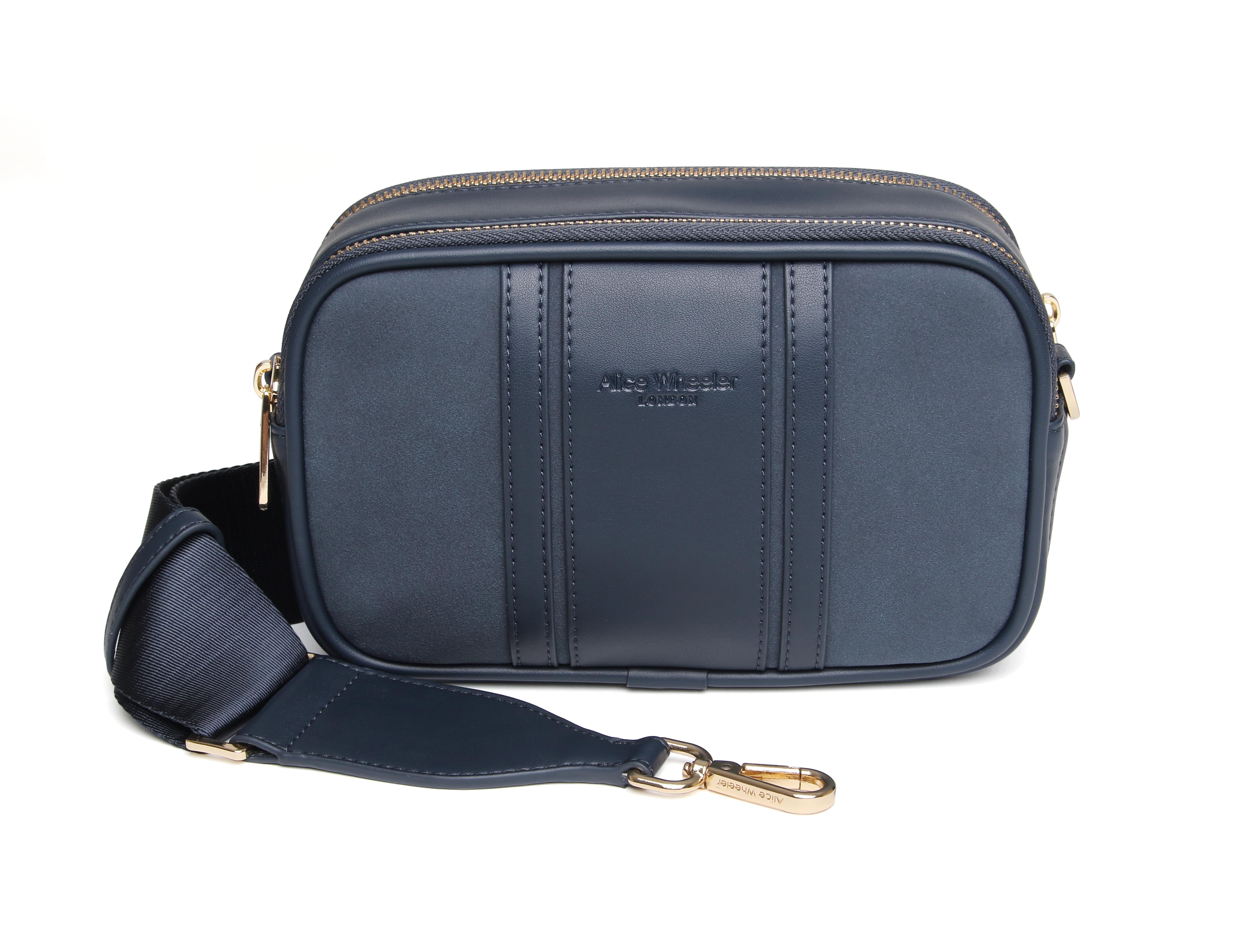 Madrid Cross Body Bag In Navy
