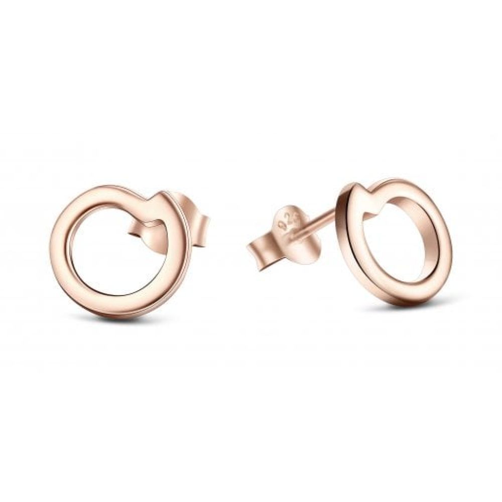 ENSO Earrings Rose Gold Studs