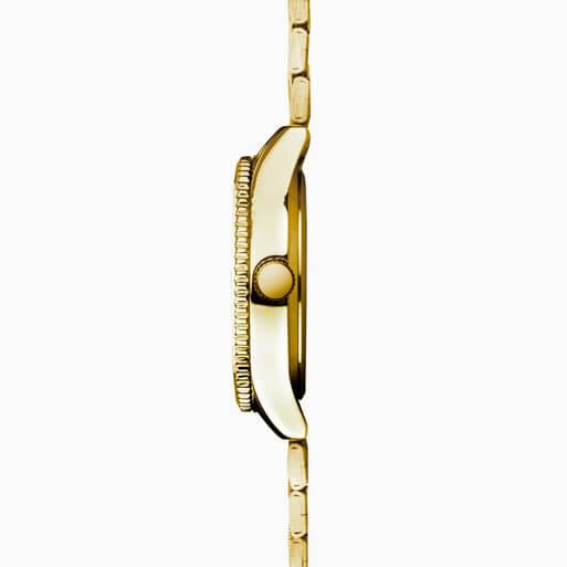 Maverick Champagne Dial With Gold Plated Case & Bracelet Strap Men's Watch