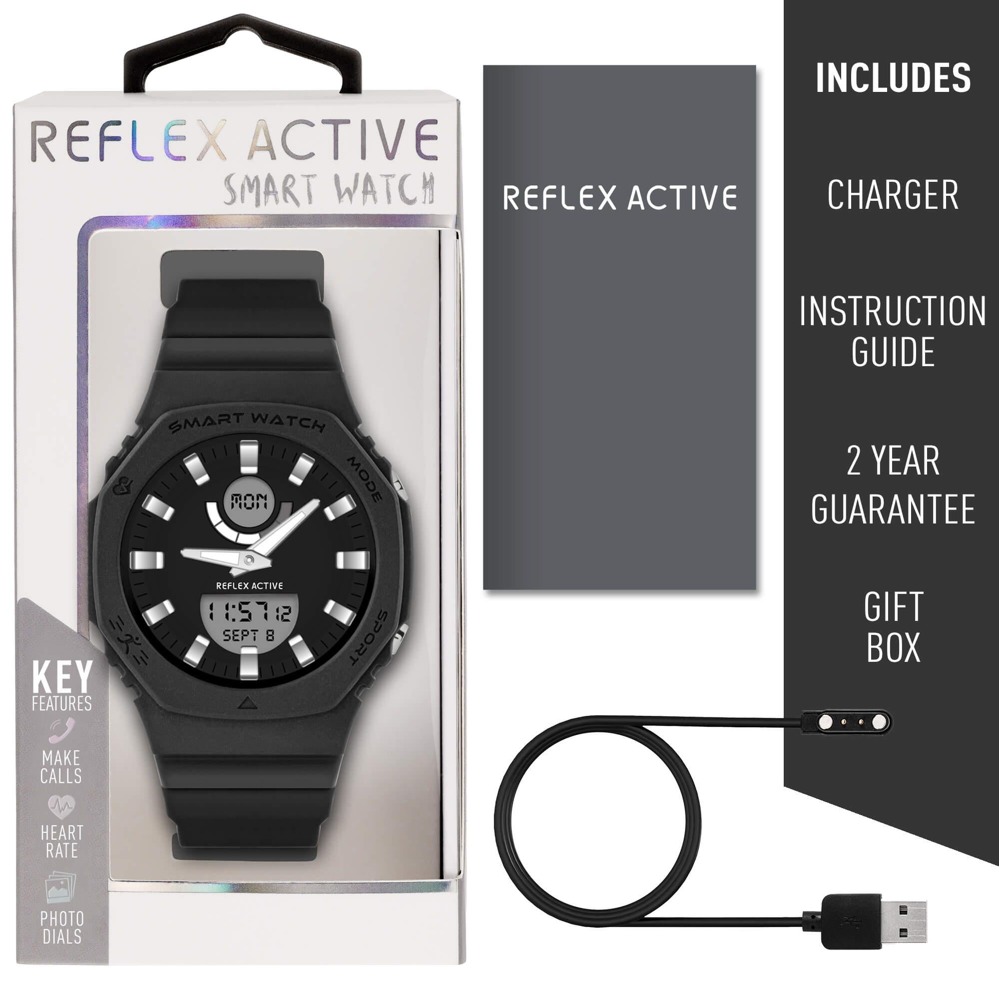 Series 26 Black Smart Sports Calling Watch