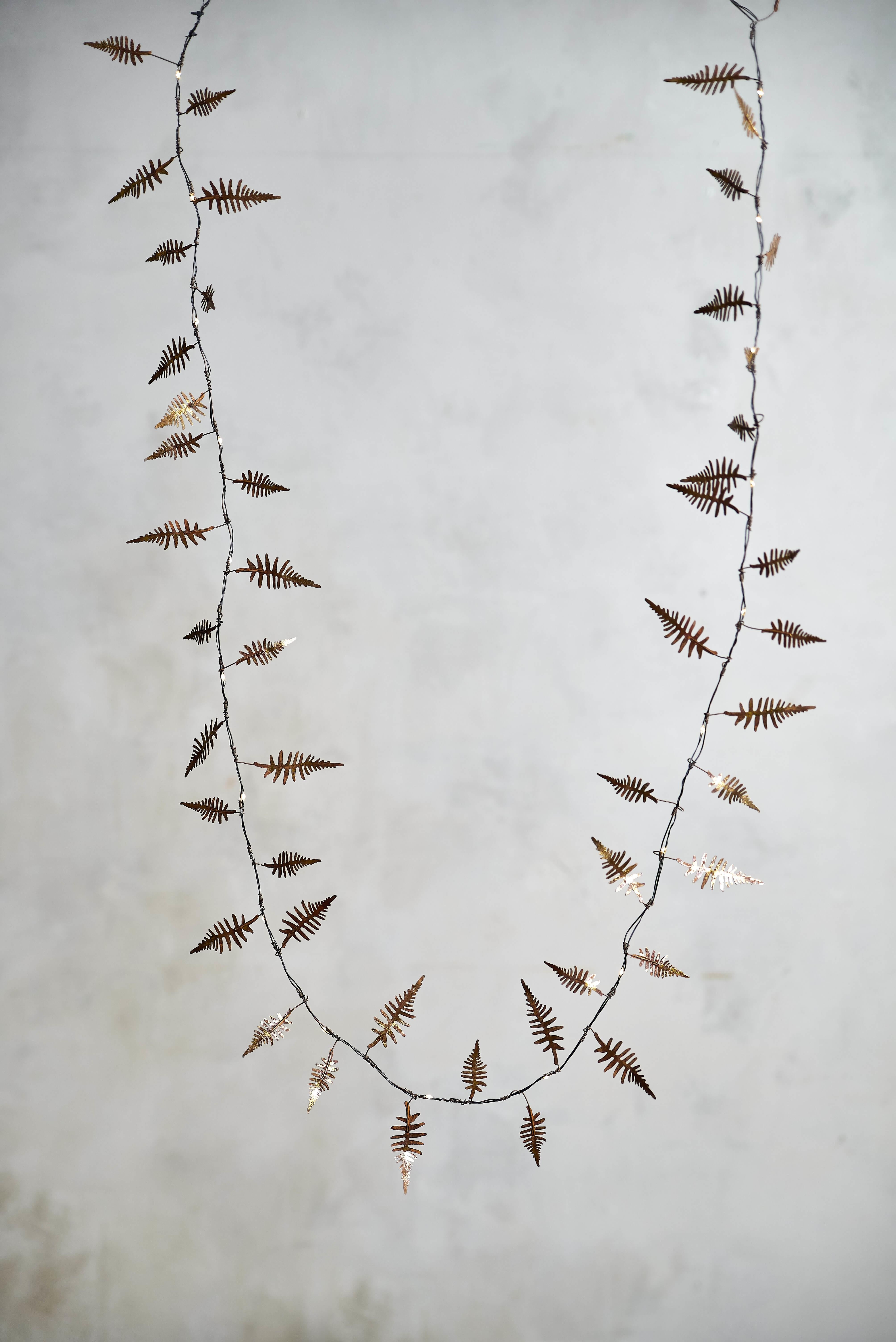 Gold Fern String Lights