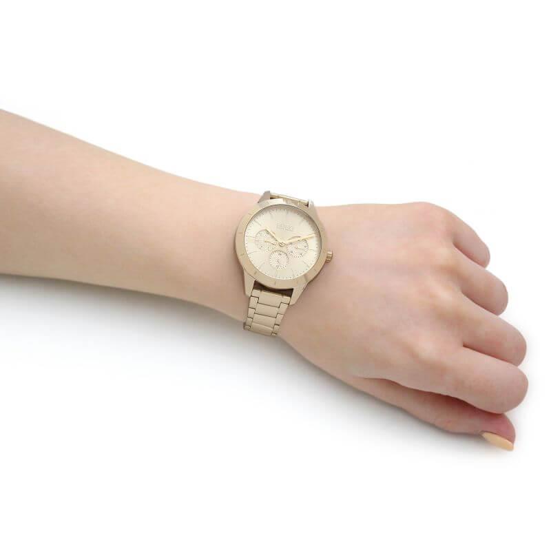 FRIEND Gold Dial & Bracelet Strap Womens Watch