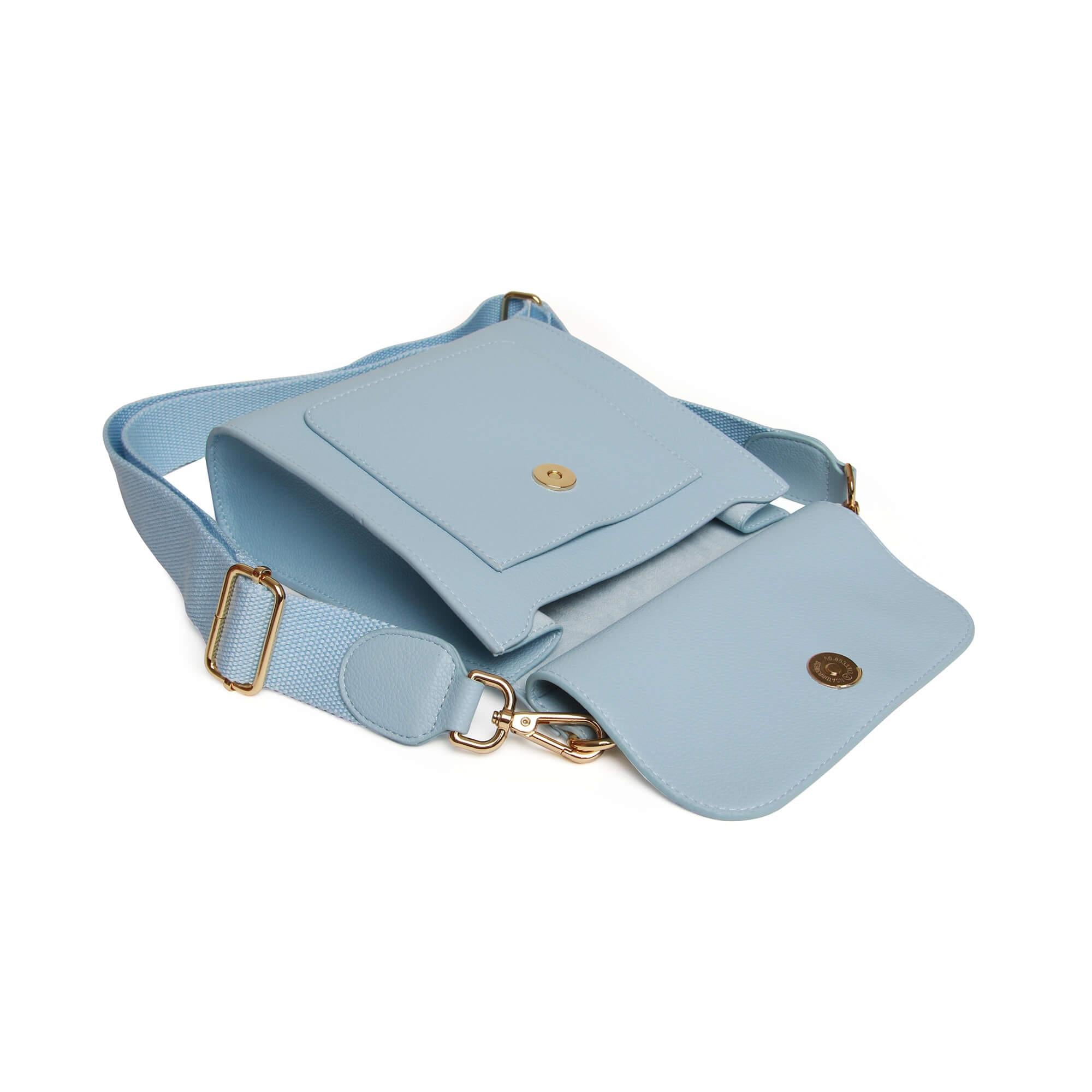 Bloomsbury Cross Body In Pastel Blue