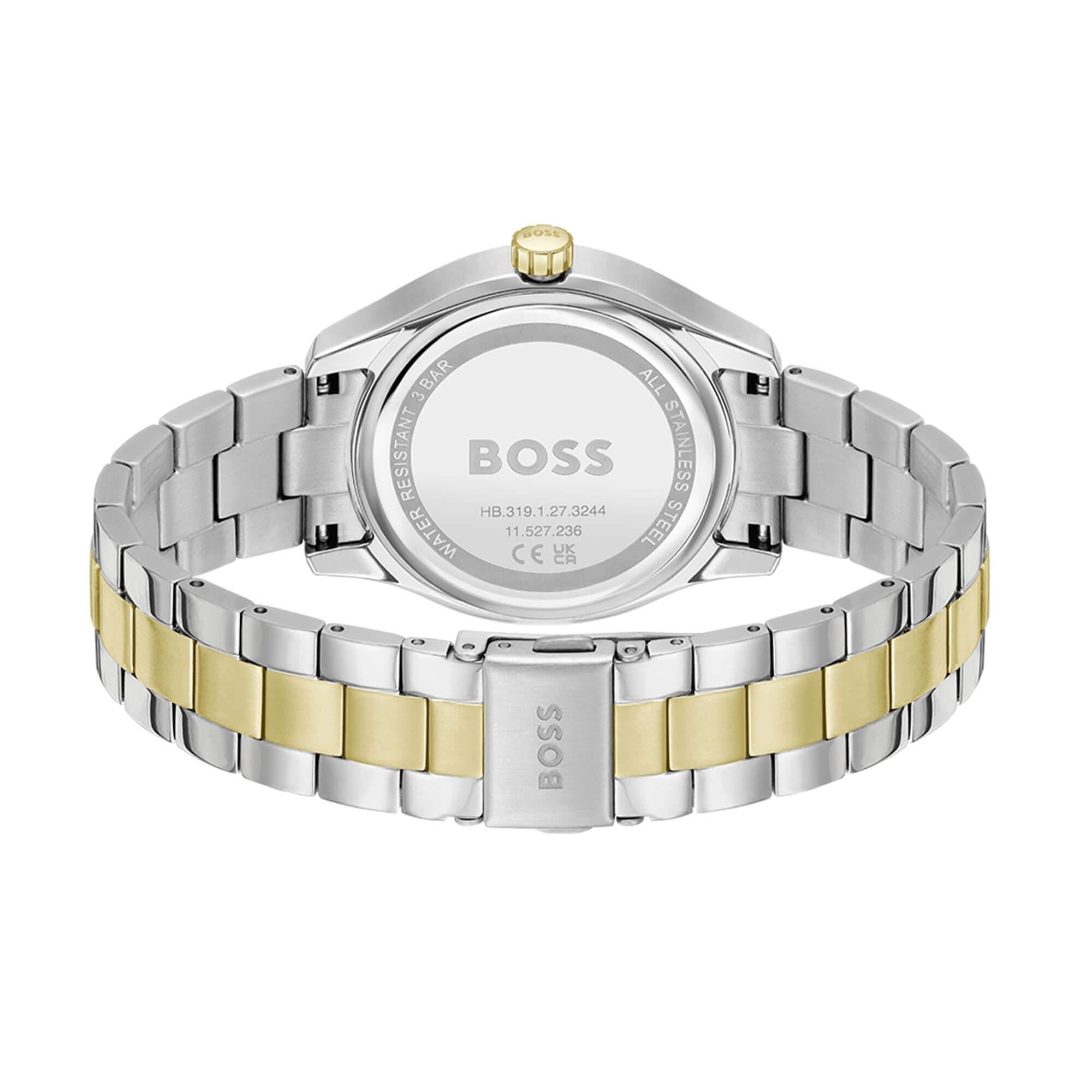 Lida Silver Dial With Two-Tone SS Bracelet Strap Ladies Watch