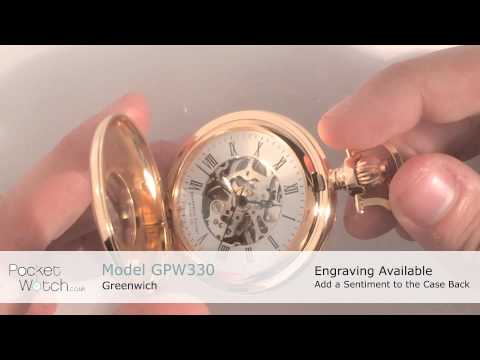 The Windsor - Rose Gold Mechanical Double Half Hunter Pocket Watch