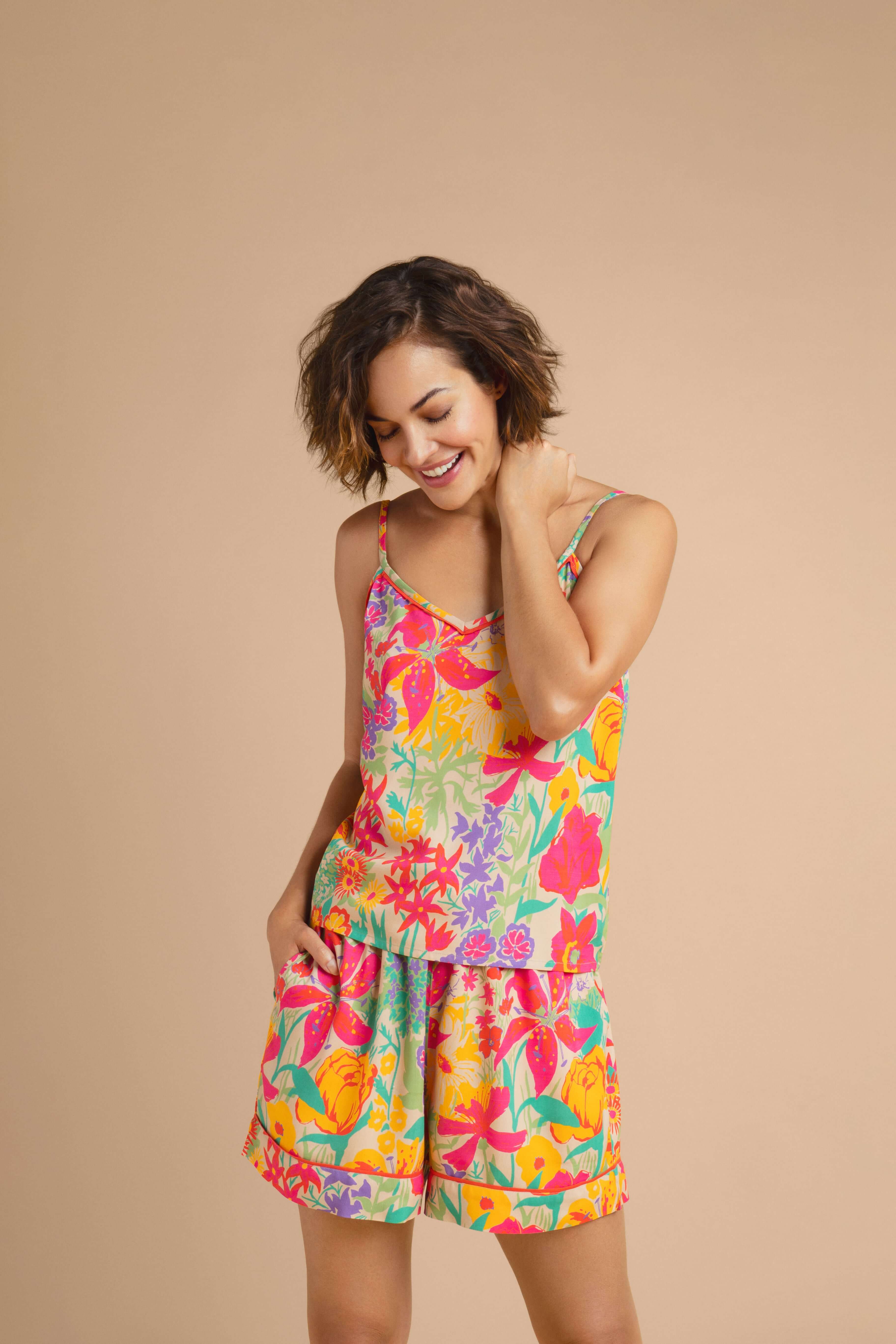 Cami Springtime Wildflowers in Coconut Pyjamas