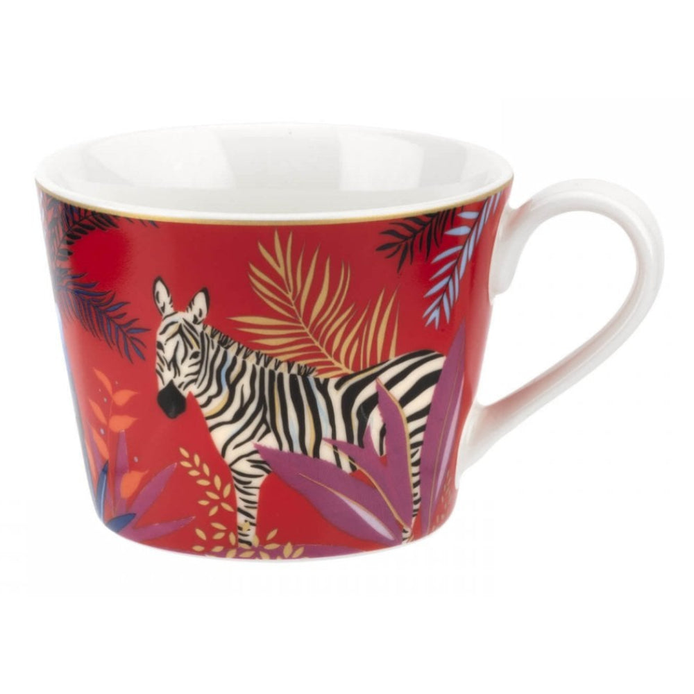 Tahiti Tea Cup & Saucer - Zebra
