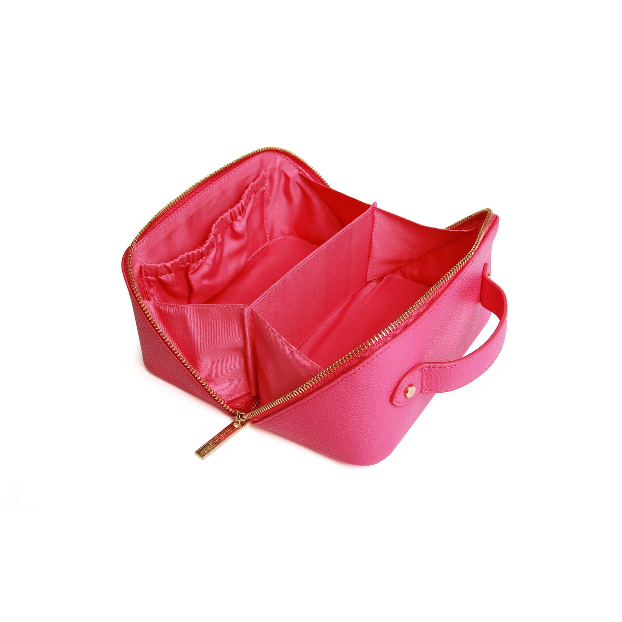 Mini Train Case In Hot Pink