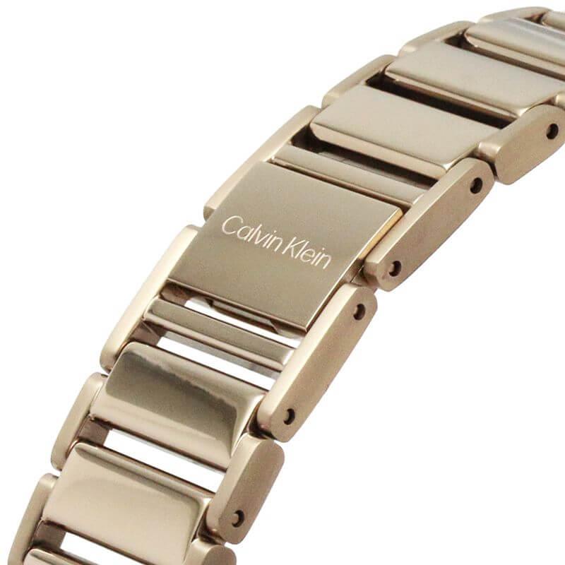 Minimalistic T-Bar 36mm White Dial Rose Gold Ladies Watch
