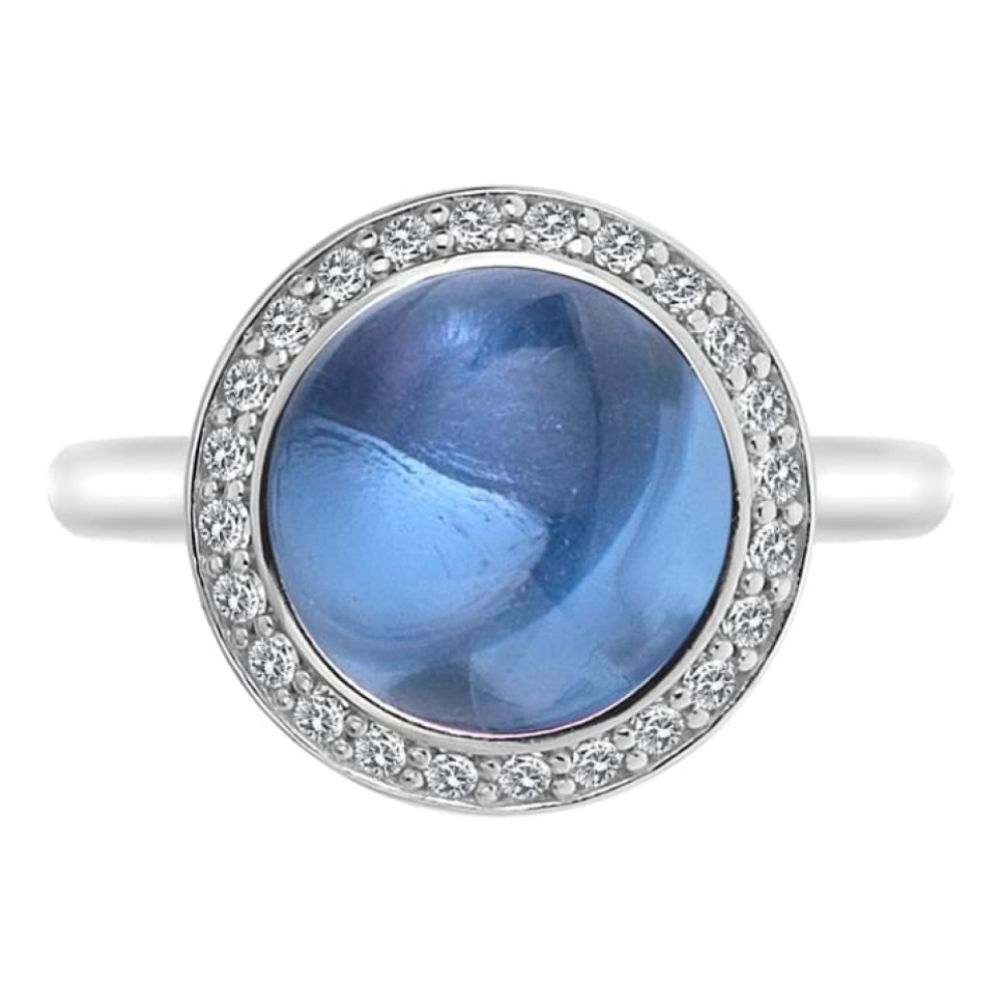 Laghetto Azure Sterling Silver Ring