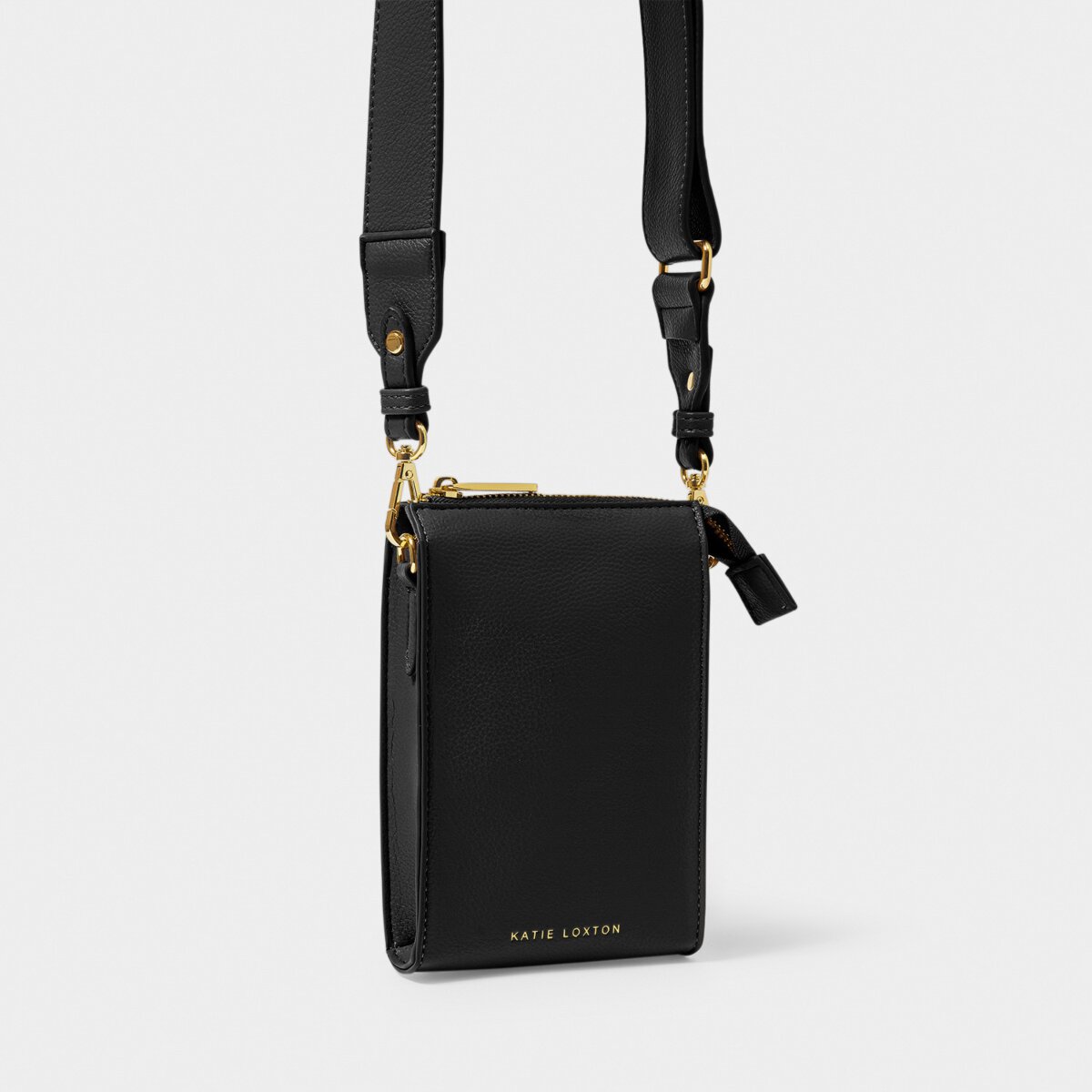 Effie Slim Crossbody Bag In Black
