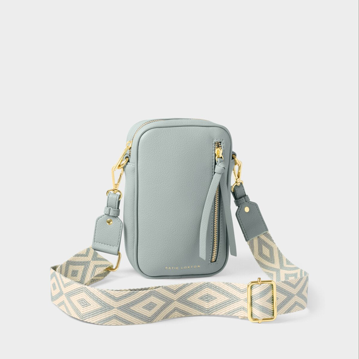 Hallie Small Crossbody Bag In Duck Egg Blue