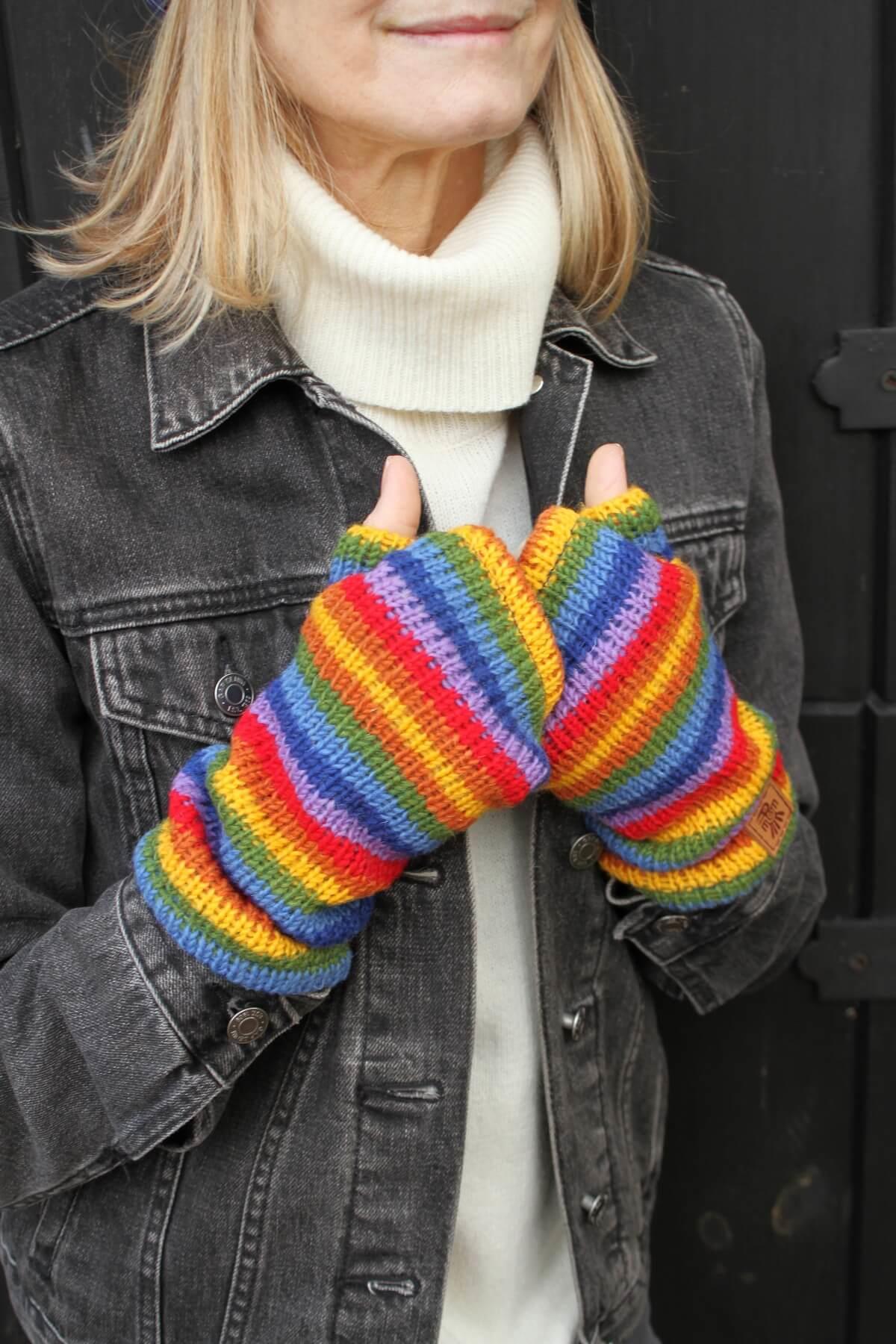 Rainbow Wristwarmer