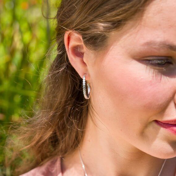 Origins Multiple Hearts Hoop Earrings
