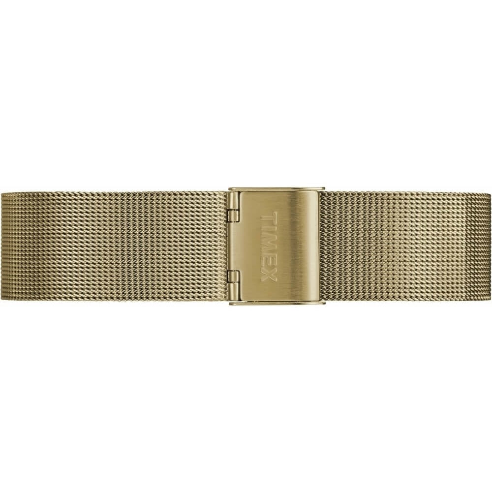 Fairfield Gold Plated White Dial & Mesh Bracelet Strap