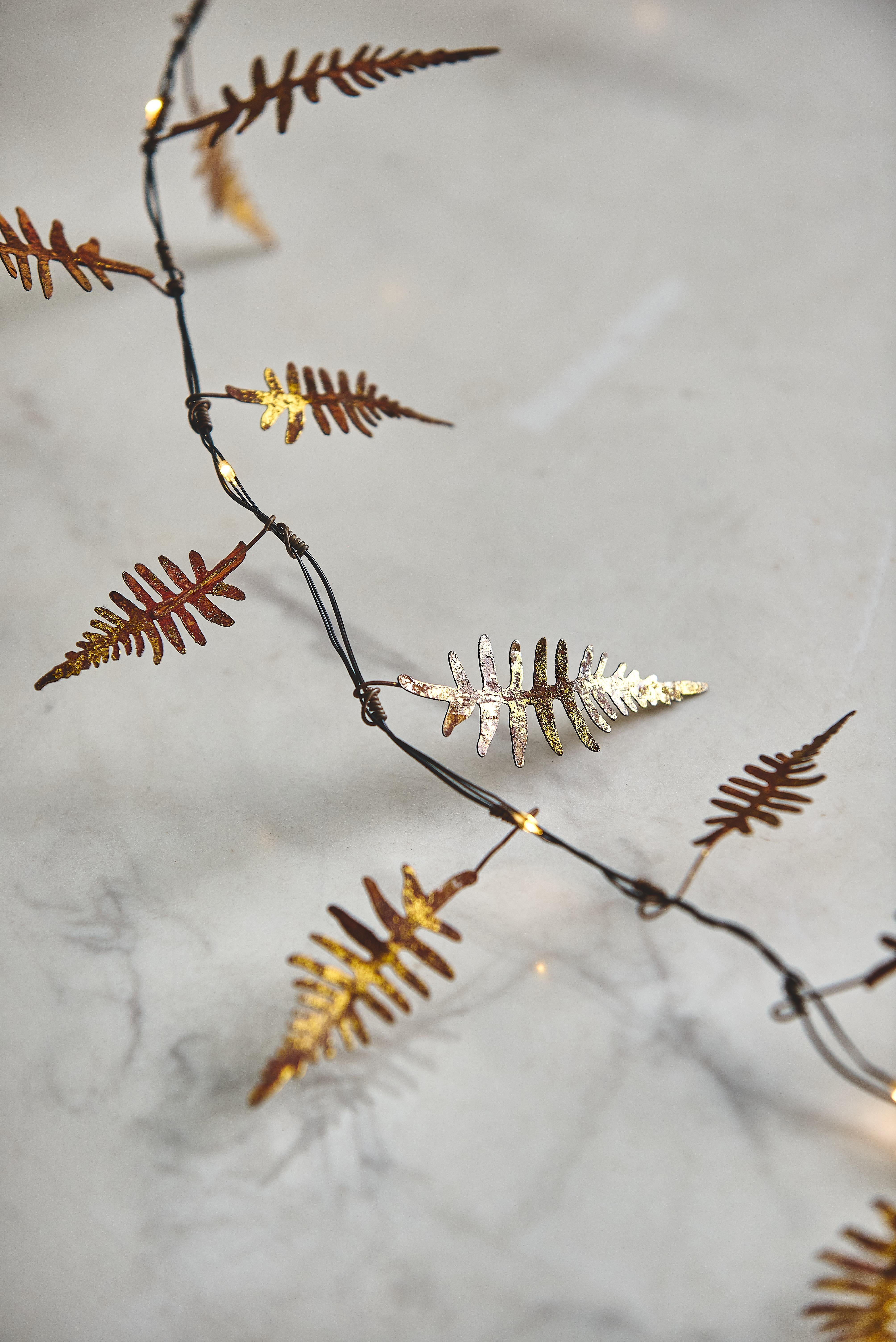 Gold Fern String Lights