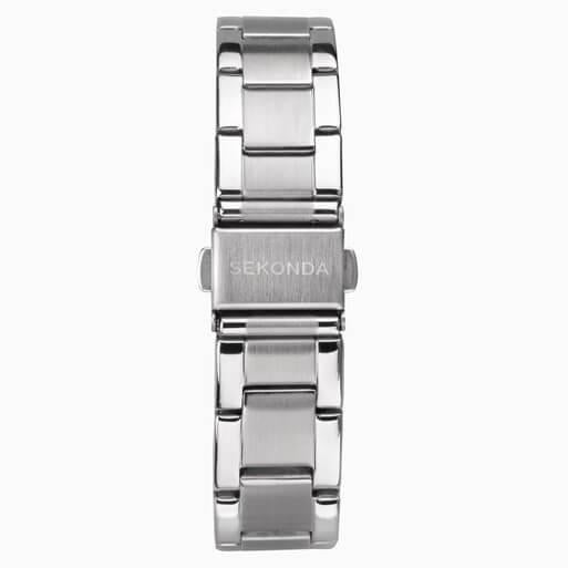 Taylor Rainbow Dial With Silver Case & SS Bracelet Strap Ladies Watch